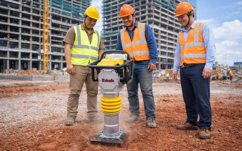 Ưu điểm nổi bật của máy đầm nền Rakuda RM125E