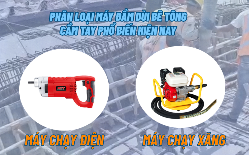 Những điều cần biết trước khi mua máy đầm dùi bê tông cầm tay