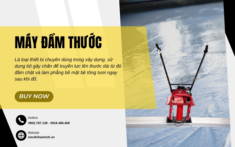 Định nghĩa về máy đầm thước