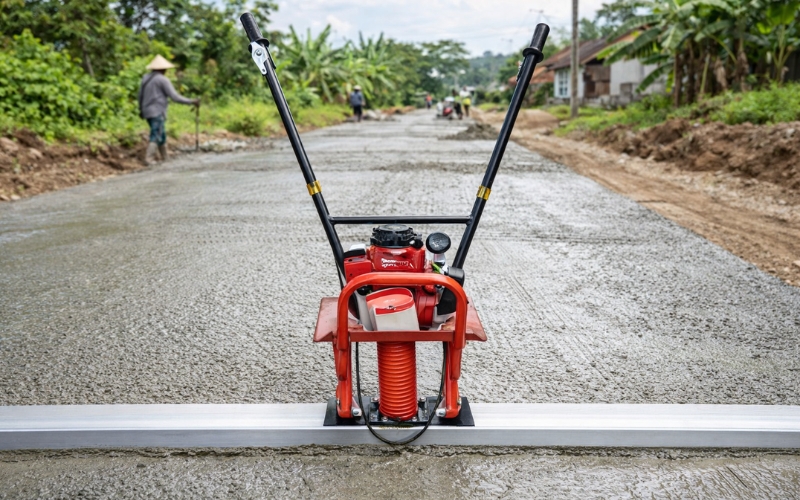 Máy đầm thước 4m GX35 Trung Quốc