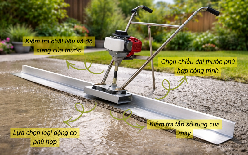 Thước máy đầm thước