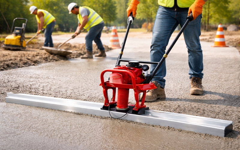 Tính năng của máy đầm thước 3m GX35 