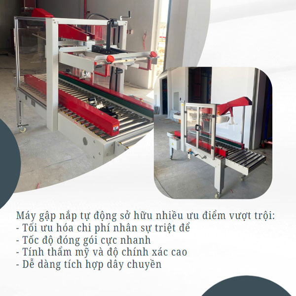 Ưu điểm vượt trội khi sở hữu máy gập nắp tự động