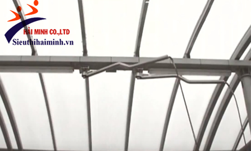 Tay Inox gắn trần cho rửa xe DDP