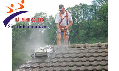 sử dụng Máy đánh rửa mái nhà DR-520 