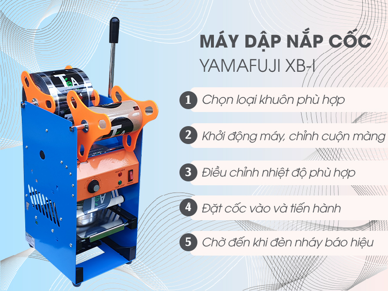 Máy dập nắp cốc Yamafuji XB-I