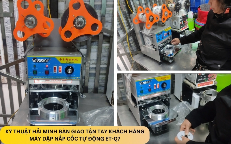 Máy dập nắp cốc tự động ET-Q7