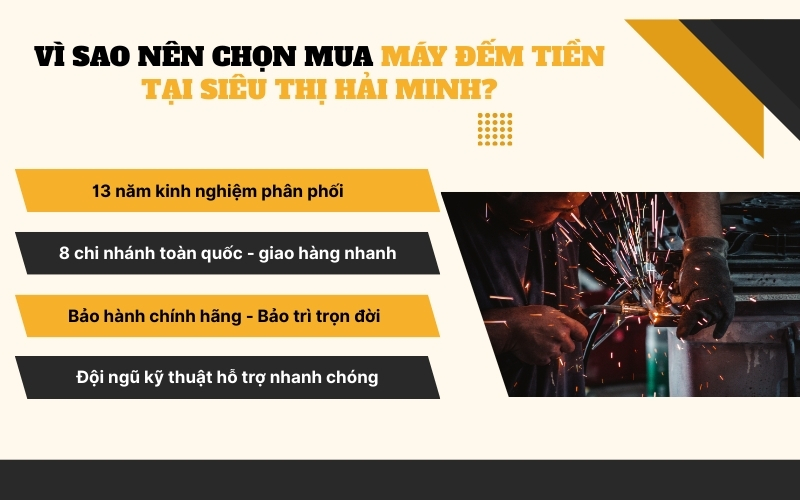 Vì sao nên chọn mua máy đếm tiền tại Siêu Thị Hải Minh?