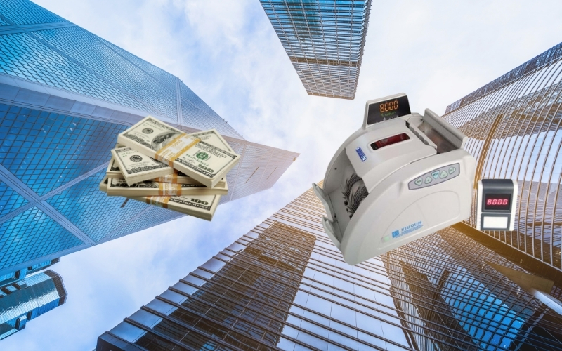 Máy đếm tiền Xiudun được hệ thống ngân hàng tin dùng