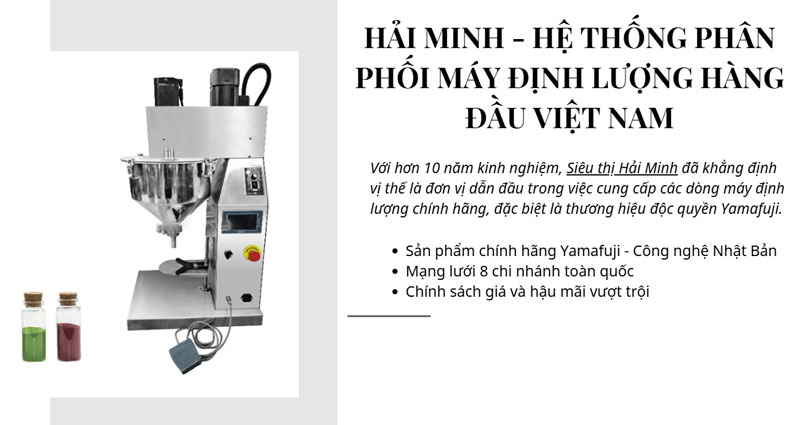 Địa chỉ mua máy định lượng uy tín hiện nay