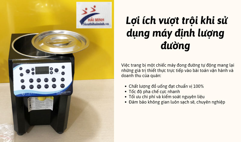 Lợi ích vượt trội khi sử dụng máy định lượng đường