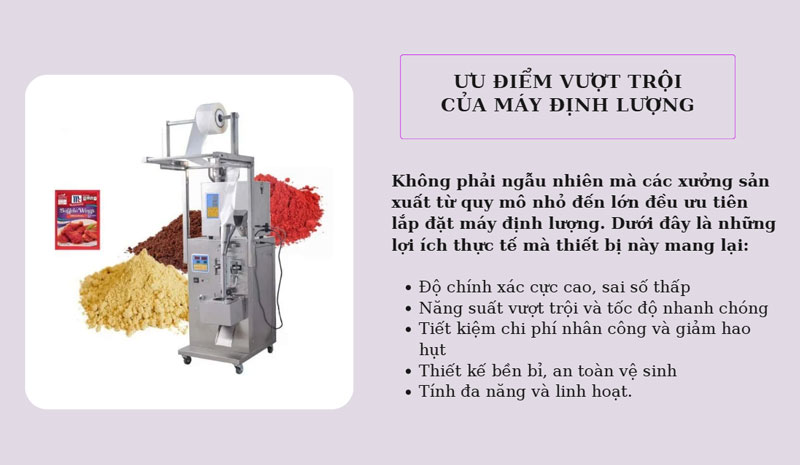 Ưu nhược điểm máy định lượng, có nên sử dụng?