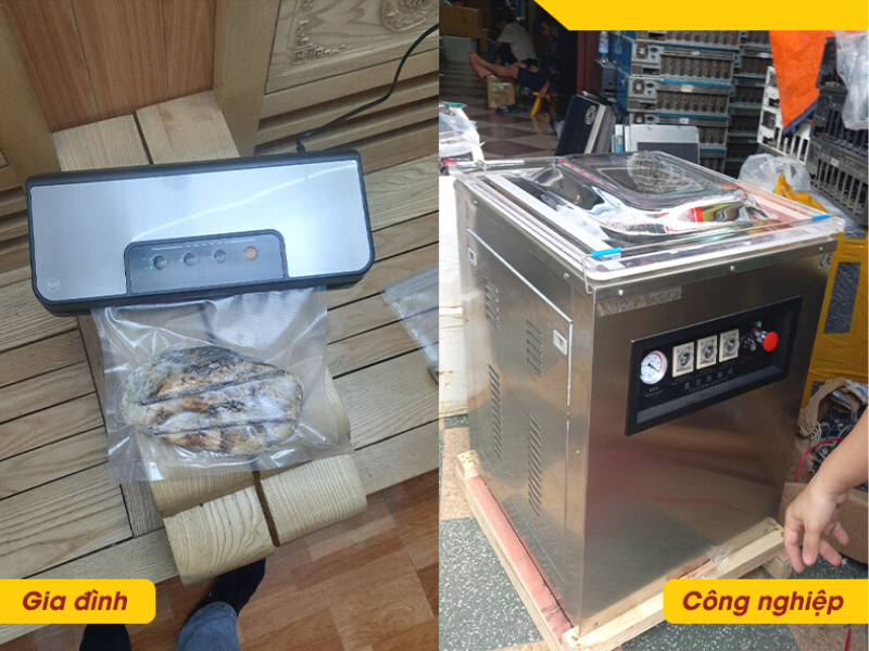 Máy hút chân không gia đình và công nghiệp