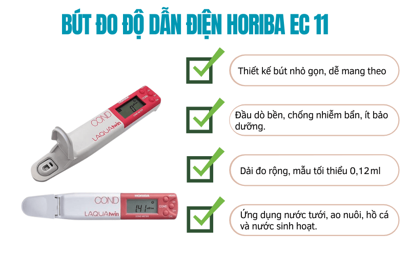 Bút đo độ dẫn điện Horiba EC 11