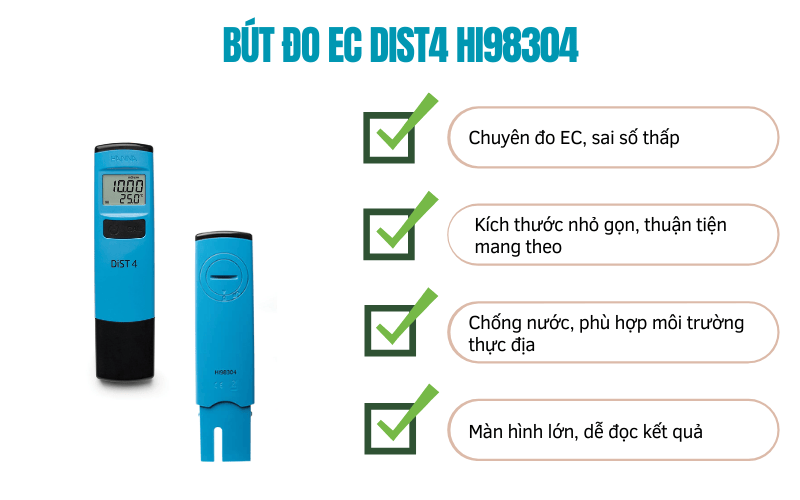 Bút đo EC DiST4 HI98304