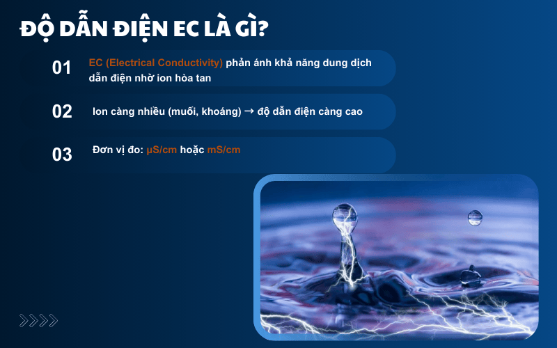 Độ dẫn điện EC là gì?