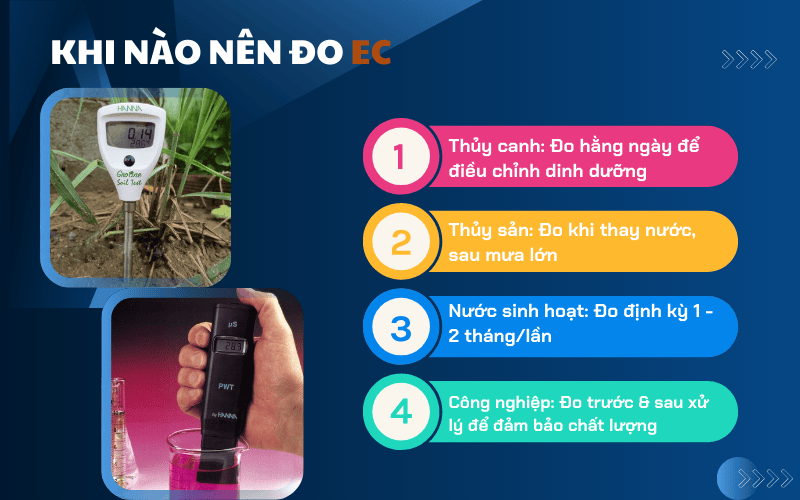 Khi nào nên đo EC