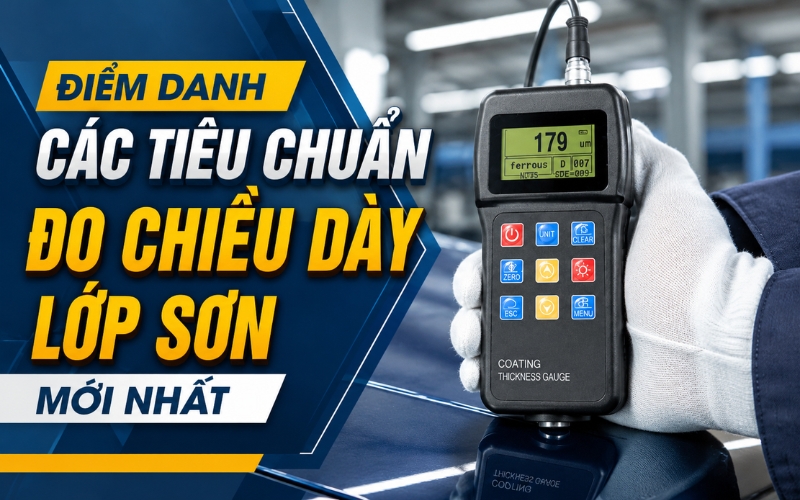 Điểm Danh Các Tiêu Chuẩn Đo Chiều Dày Lớp Sơn Mới Nhất