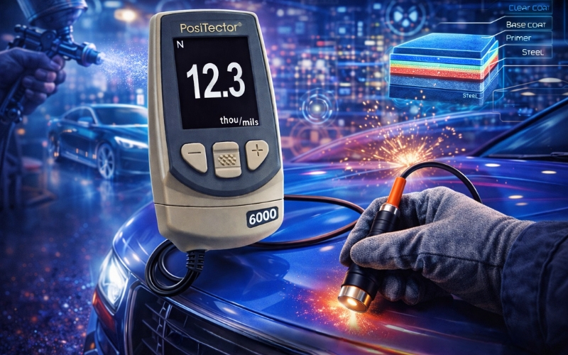 Nên chọn thiết bị đo độ dày sơn ngành sơn ô tô như thế nào?