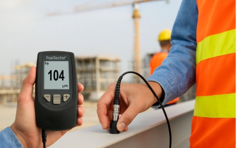 Hình ảnh may do do day lop phu được sử dụng tại công trường