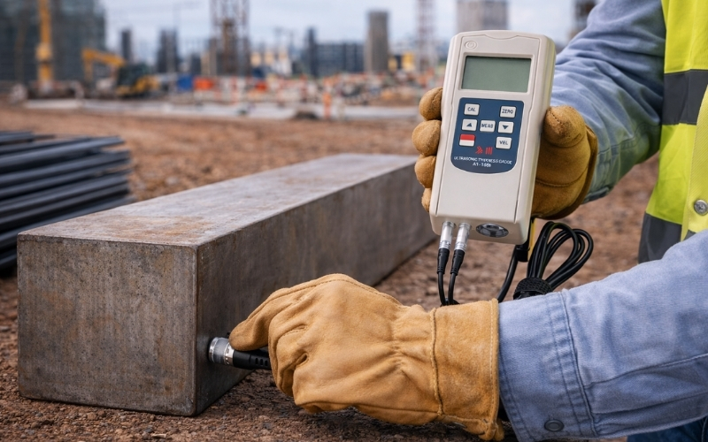 Máy đo độ dày vật liệu Amittari AT-140A