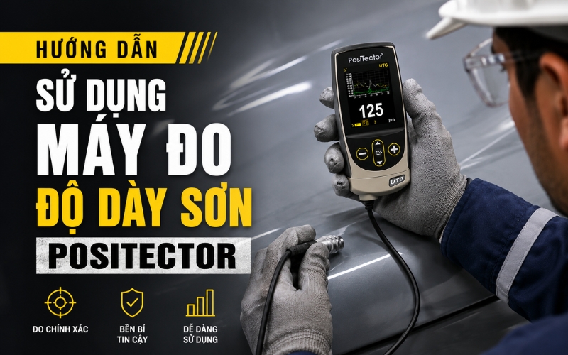 Hướng dẫn sử dụng máy đo độ dày sơn PosiTector