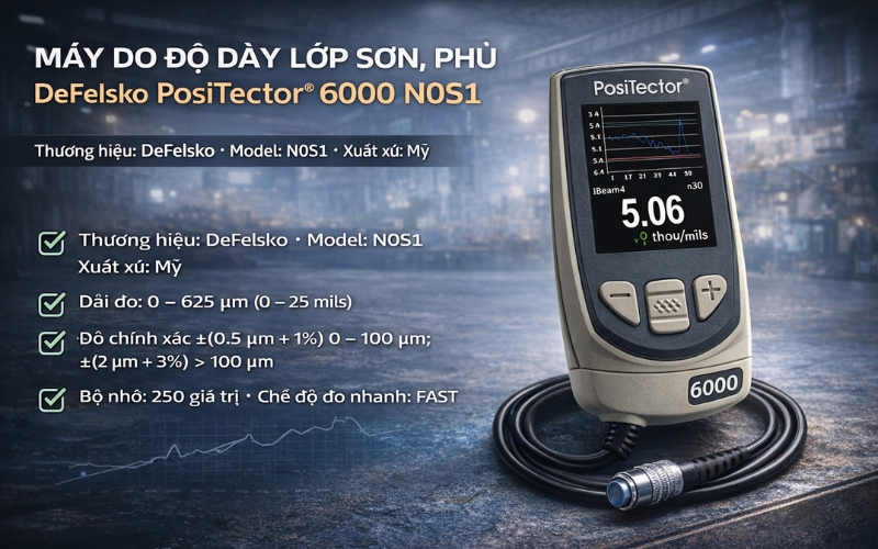 Máy đo chiều dày sơn tàu DeFelsko PosiTector 6000 N0S1