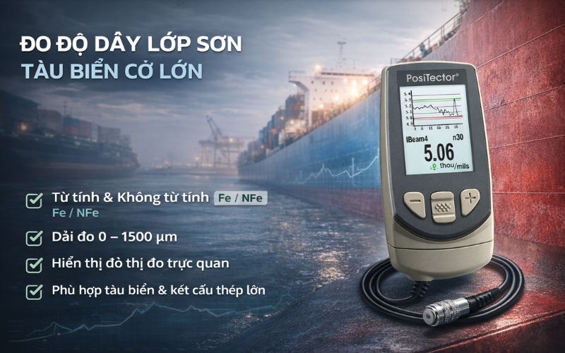 Máy đo độ dày lớp phủ DeFelsko PosiTector FNS3 