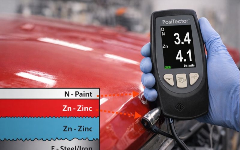 Máy đo độ dày lớp phủ PosiTector 6000 FKS3