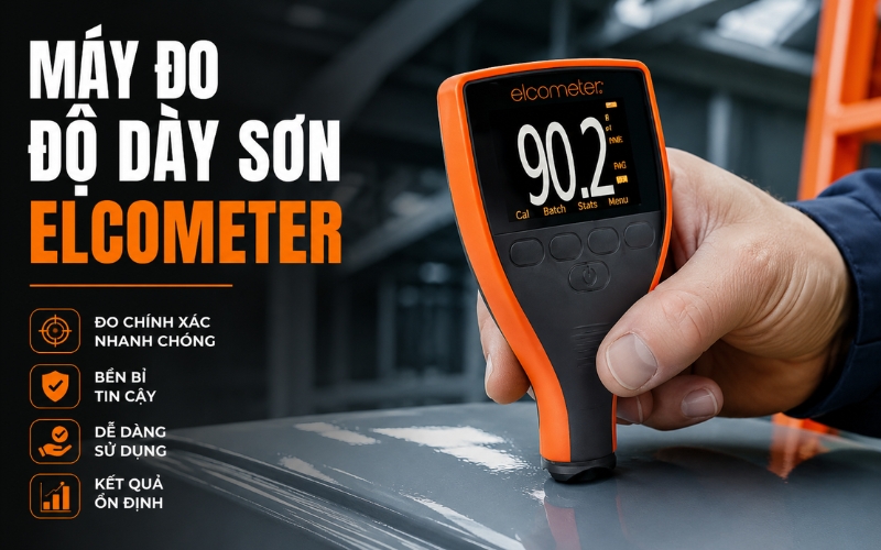 Máy đo độ dày sơn Elcometer