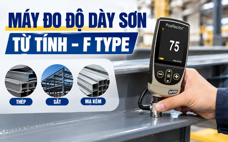 Máy đo độ dày sơn từ tính – F Type