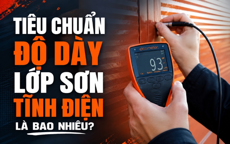 Tiêu chuẩn độ dày lớp sơn tĩnh điện là bao nhiêu?