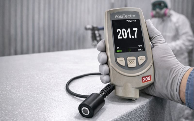 Tính năng của máy đo độ dày lớp phủ 200D3-E