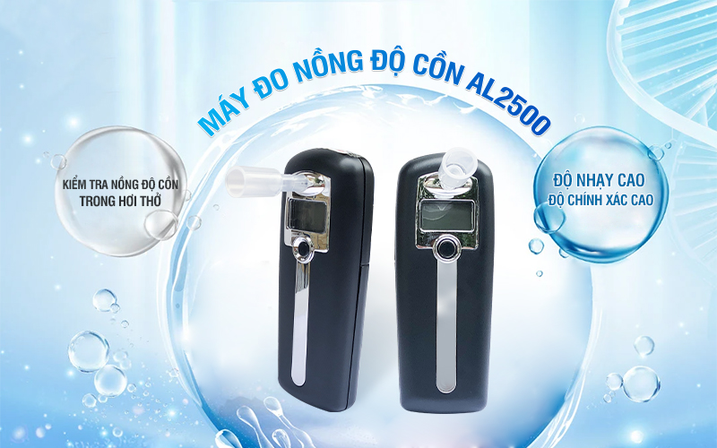 Giới thiệu Máy đo n​ồng độ cồn AL2500 ELITE (Hàn Quốc)