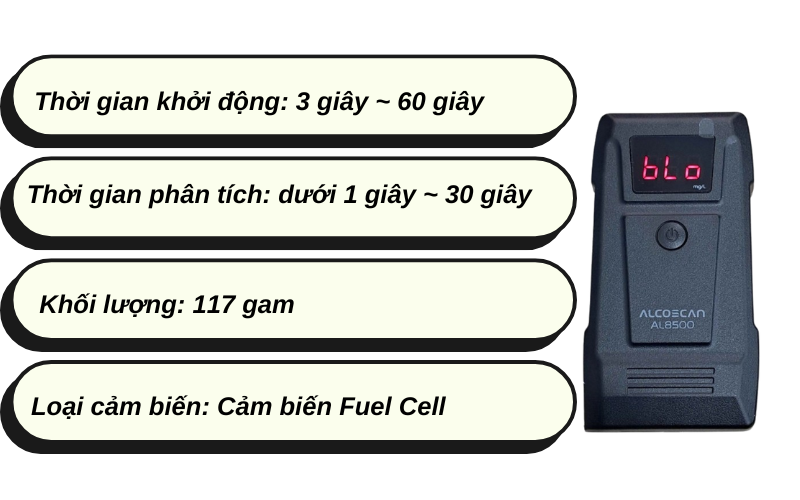 Máy đo nồng độ cồn AL8500