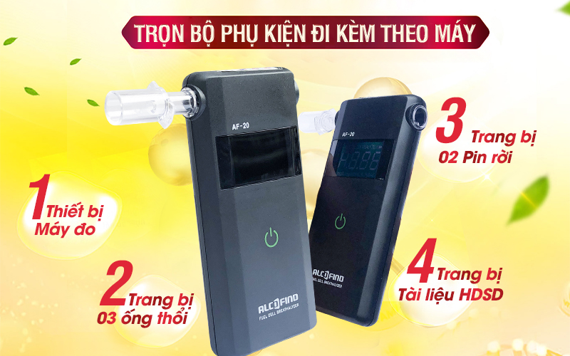 Máy đo nồng độ cồn Alcofind AF-20 (Hàn Quốc)
