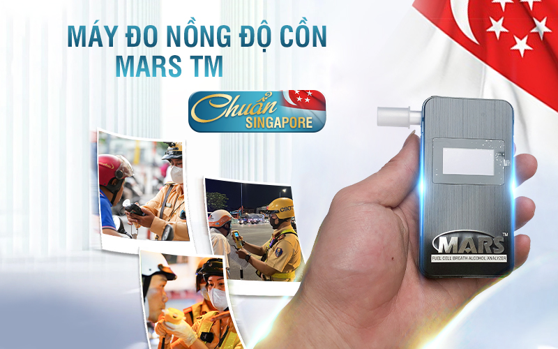 giới thiệu Máy đo nồng độ cồn MARS TM (Singapore)