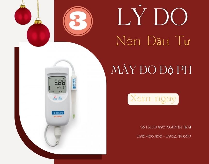 3 Lý Do Nên Đầu Tư Máy Đo Độ Ph Cho Ngành Thực Phẩm