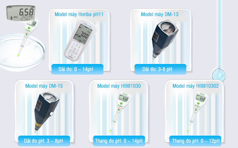 5+ bút đo pH được sử dụng rộng rãi nhất
