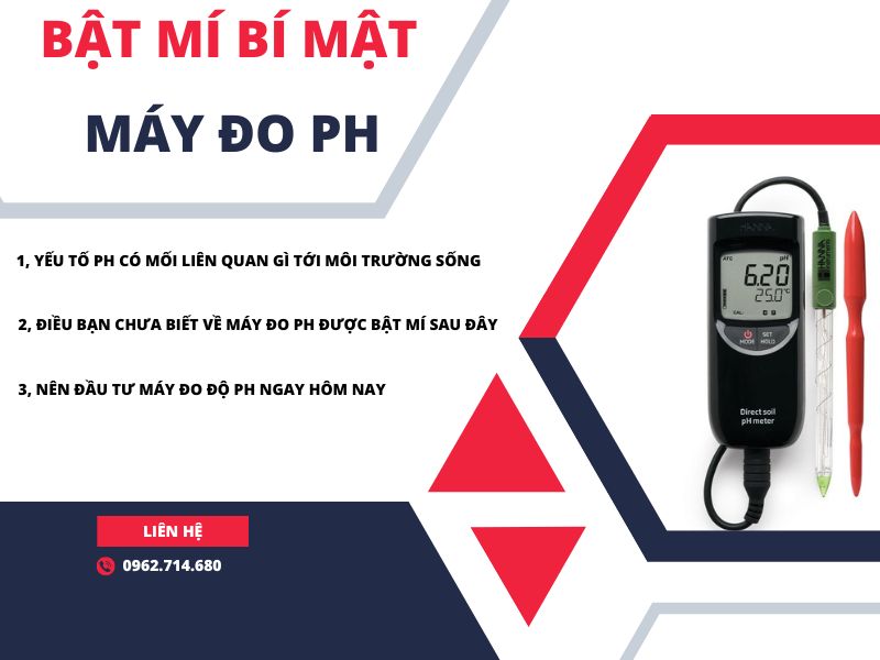 Bí Mật Về Máy Đo Độ Ph Có Thể Bạn Chưa Biết