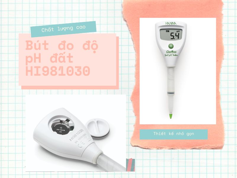 Bút đo độ pH đất HI981030