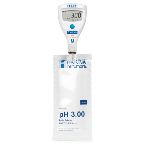 Photo - Bút đo pH/nhiệt độ HALO2 Bluetooth trong rượu HI9810332