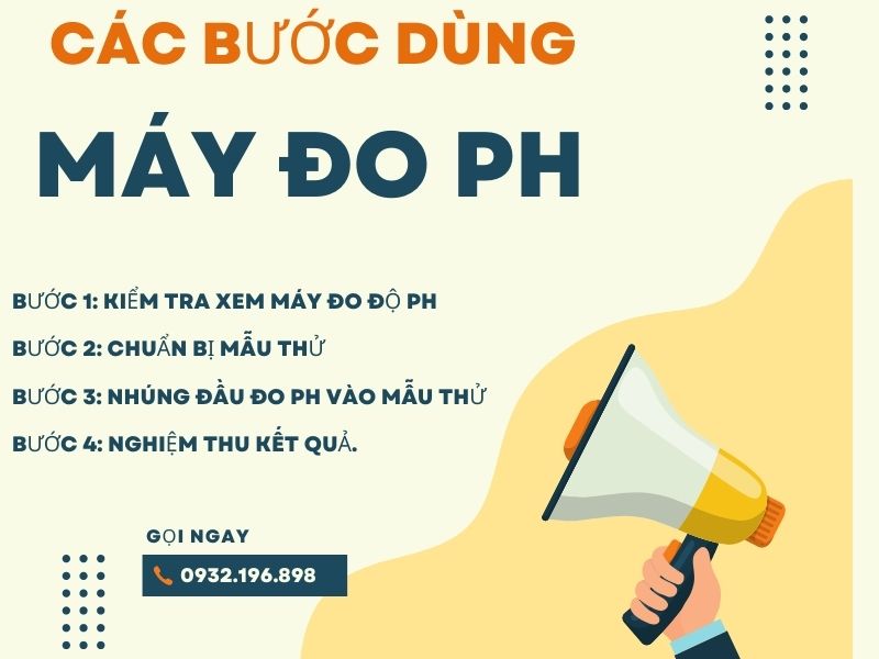 Các bước sử dụng máy đo độ ph không nên bỏ lỡ