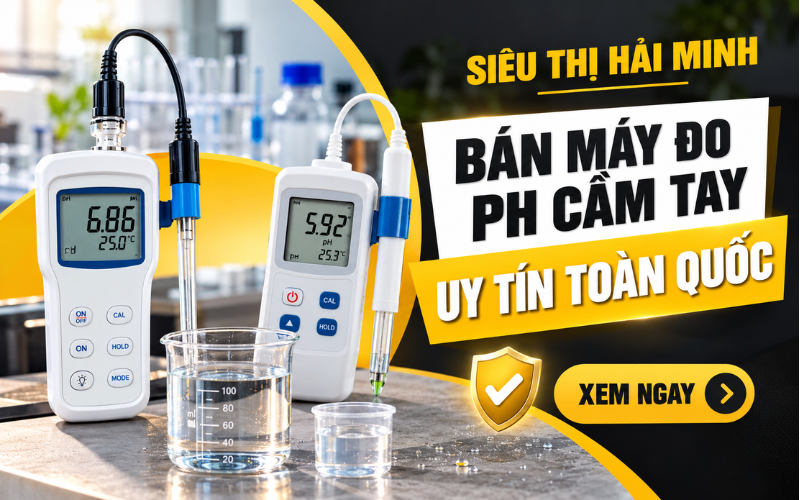 Đơn vị bán máy đo ph cầm tay uy tín toàn quốc