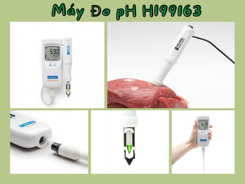 Máy đo độ pH thịt HI99163