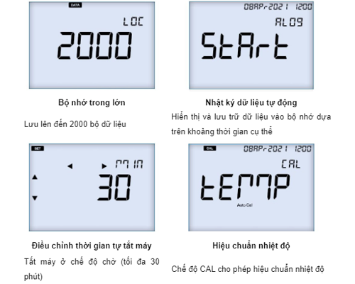 Máy đo độ dẫn / điện trở / độ mặn / TDS để bàn LAQUA EC2000