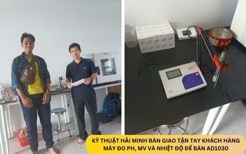 Máy đo pH, mV và nhiệt độ để bàn AD1030