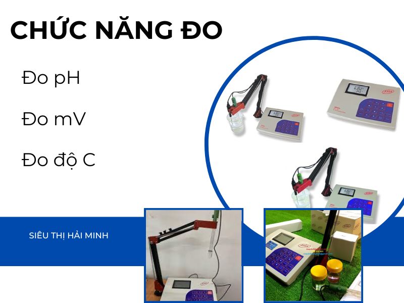 Máy đo ph để bàn AD1030 với nhiều tính năng thông minh