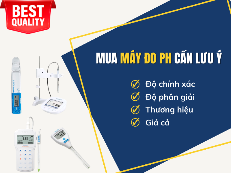 Một vài lưu ý khi mua máy đo độ ph không nên bỏ qua