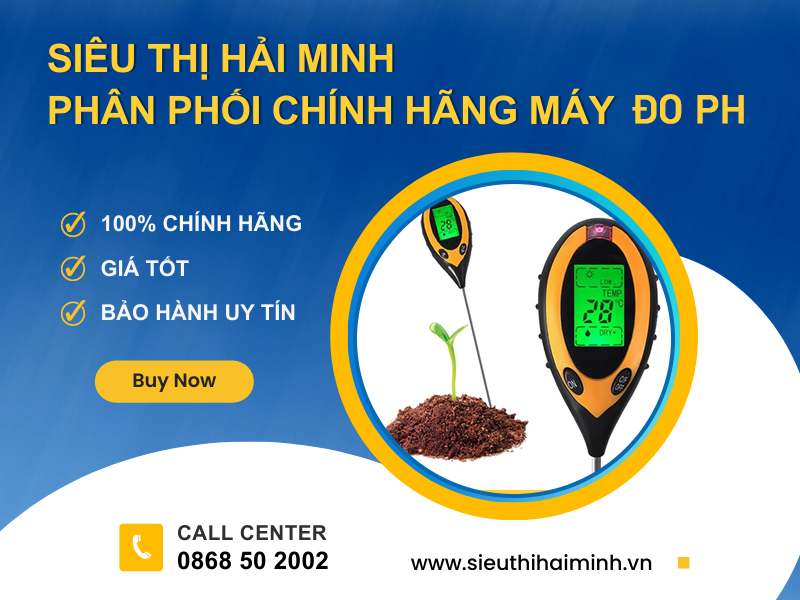 Mua máy đo độ pH chất lượng tại Siêu thị Hải Minh
